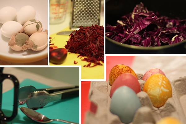 Egg Dying Montage
