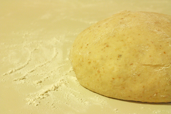 Dough after refrigeration