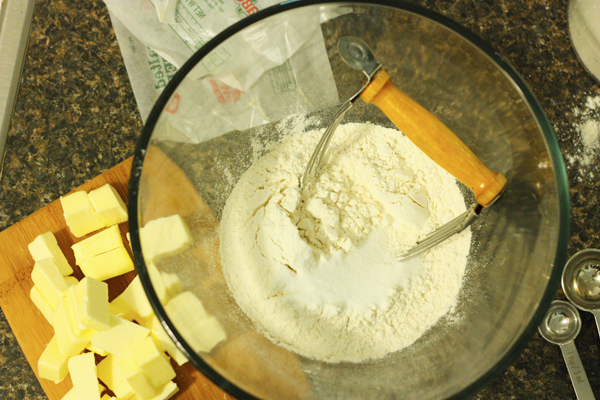 Butter and flour
