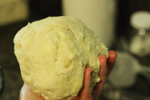 Sticky dough