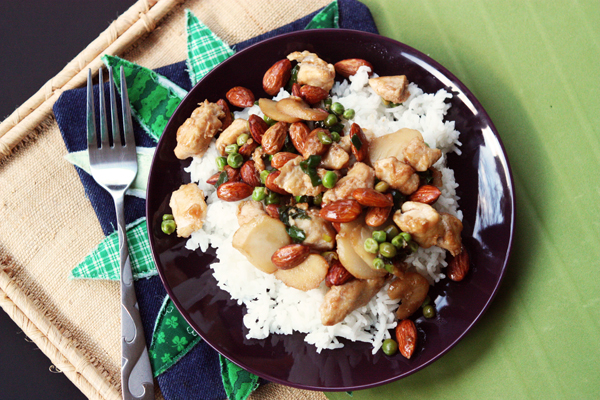 Plate of almond awesome