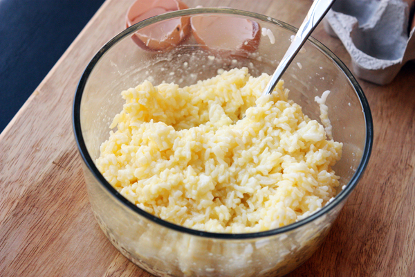 Rice cake mixture