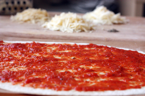 Homemade tomato sauce