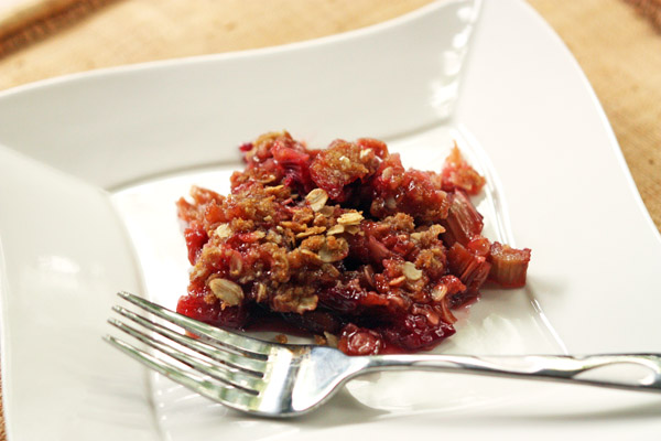 Rhubarb dessert