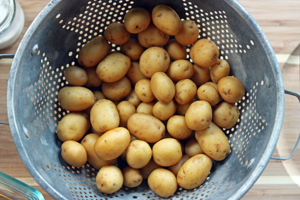 Tiny potatoes