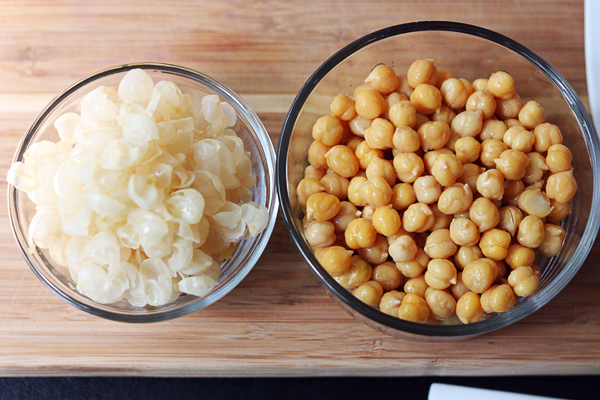 Peeled and clean