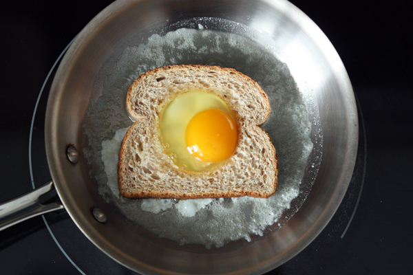 Cooking side one