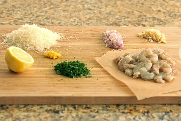 Chopped, peeled, and grated