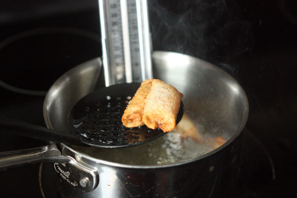 Frying and sizzling