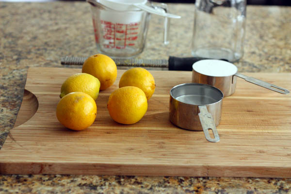 Just lemons and sugar