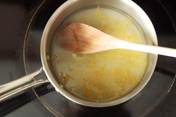 Simple lemony syrup