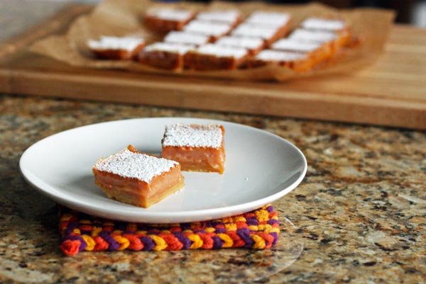 Blood Orange Dessert Bars