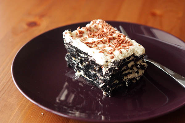 Slice of Ice Box Cake