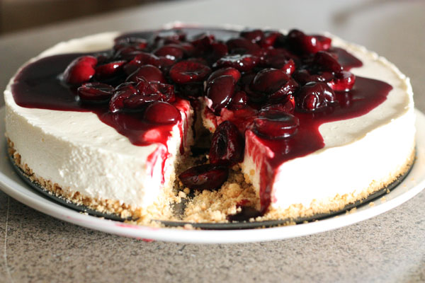 Sweet Cherry Cheesecake